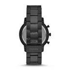 Fossil FS5474 44mm Men’s Quartz Watch – Black Dial & Black Strap