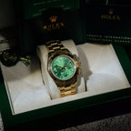 Rolex Cosmograph Daytona Master Quality Watch – Green Dial & Gold-Tone Oyster Bracelet