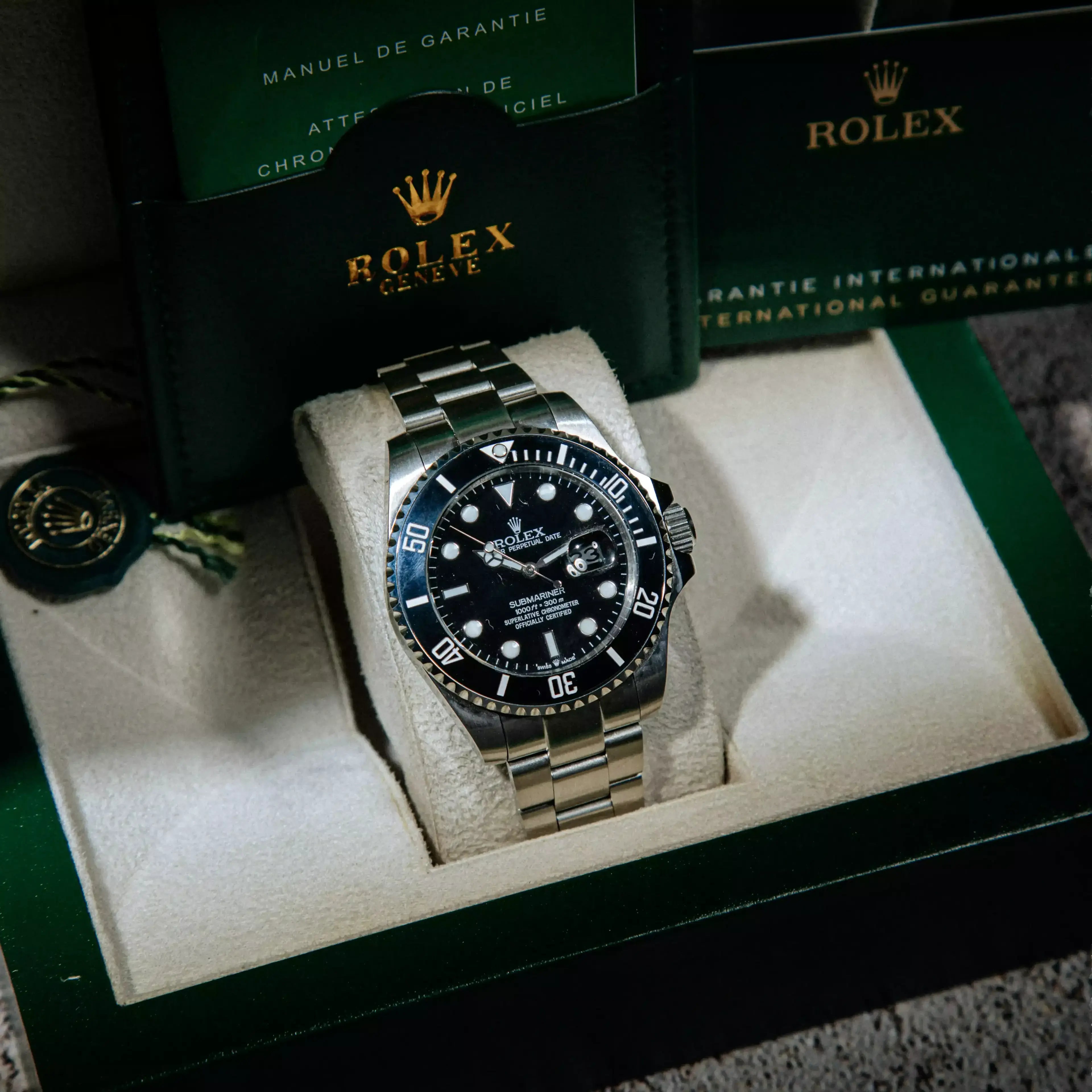 Rolex Submariner Date Master Quality Watch – Black Dial, Black Ceramic Bezel & Oyster Bracelet