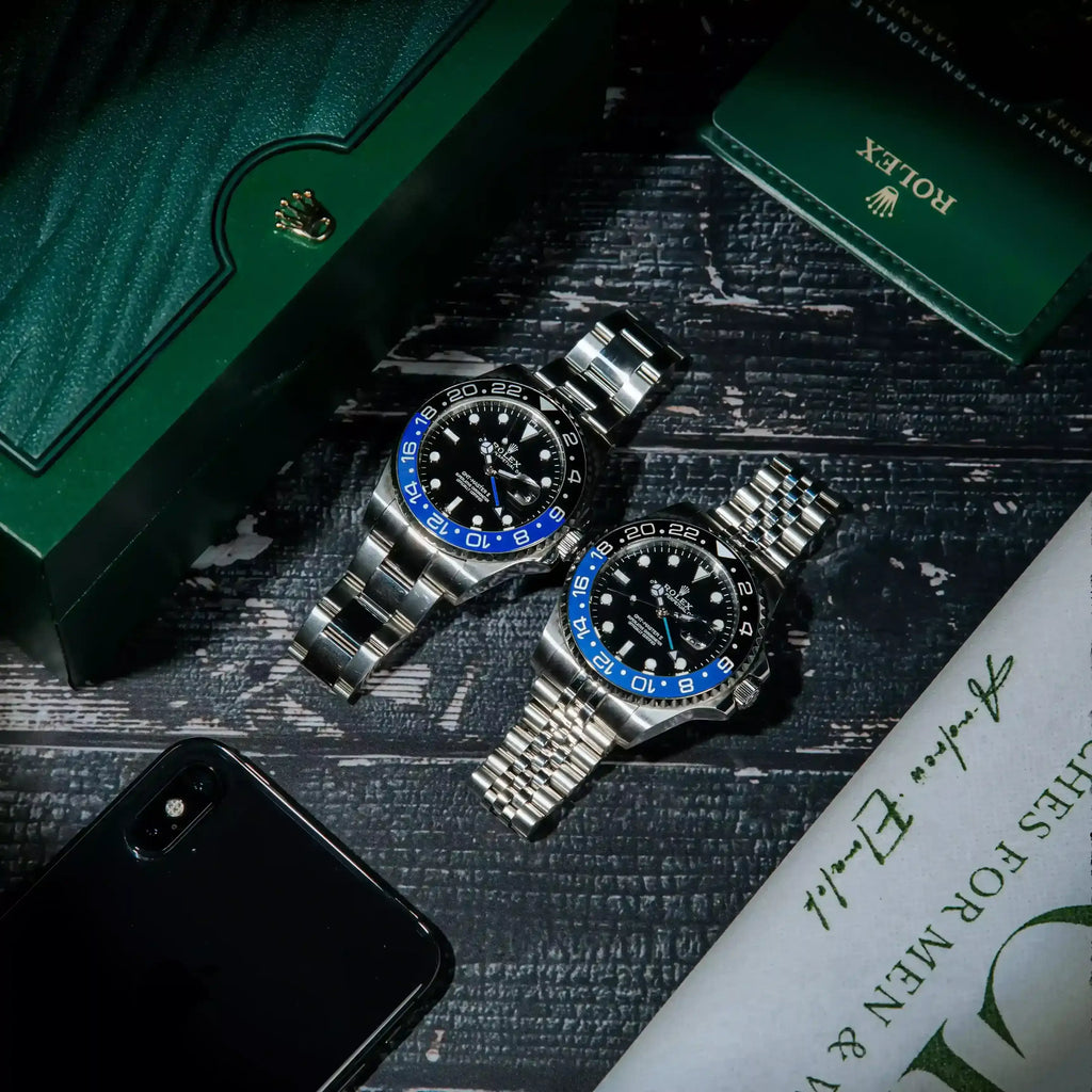 Rolex GMT-Master II “Batgirl” Master Quality Watch – Black Dial, Blue-Black Bezel & Jubilee Bracelet
