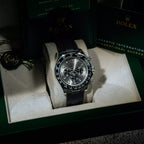 Rolex Cosmograph Daytona Master Quality Watch – Grey Dial, Black Ceramic Bezel & Oysterflex Rubber Strap