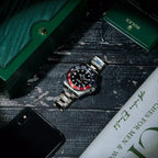 Rolex GMT-Master II “Pepsi” Master Quality Watch – Black Dial, Red-Blue Bezel & Oyster Bracelet