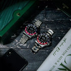 Rolex GMT-Master II “Pepsi” Master Quality Watch – Black Dial, Red-Blue Ceramic Bezel & Jubilee Bracelet