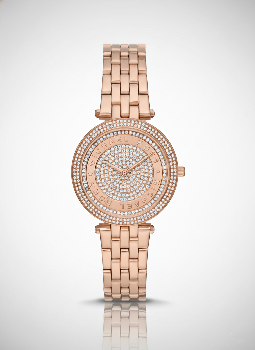 Michael Kors Darci MK4592 33mm Women's Quartz Watch – Rose Gold with Rose Gold Stainless Steel Bracelet