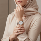 Emporio Armani Gianni T-Bar AR11293 32mm Women's Quartz Watch – Rose Gold Crystal-Set & Two-Tone Silver and Rose Gold Stainless Steel Bracelet