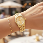 Michael Kors Lexington MK4741 26mm Women's Quartz Watch – Gold with Gold Stainless Steel Bracelet