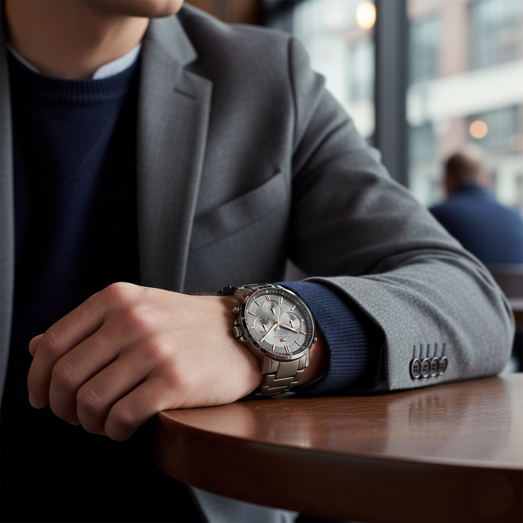 Tommy Hilfiger Signature 1710711 Men's Multi-Function Watch – Gunmetal & Gunmetal Stainless Steel Bracelet
