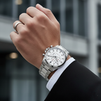 Michael Kors Gage MK8331 45mm Men's Chronograph Watch – Silver & Silver-Tone Stainless Steel Bracelet