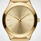 Michael Kors Runway MK3282 42mm Women's Quartz Watch – Sunray Gold with Gold Stainless Steel Mesh Bracelet