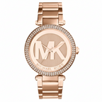 Michael Kors Parker MK5865 39mm Women's Quartz Watch – Sunray Rose Gold with Rose Gold Stainless Steel Bracelet