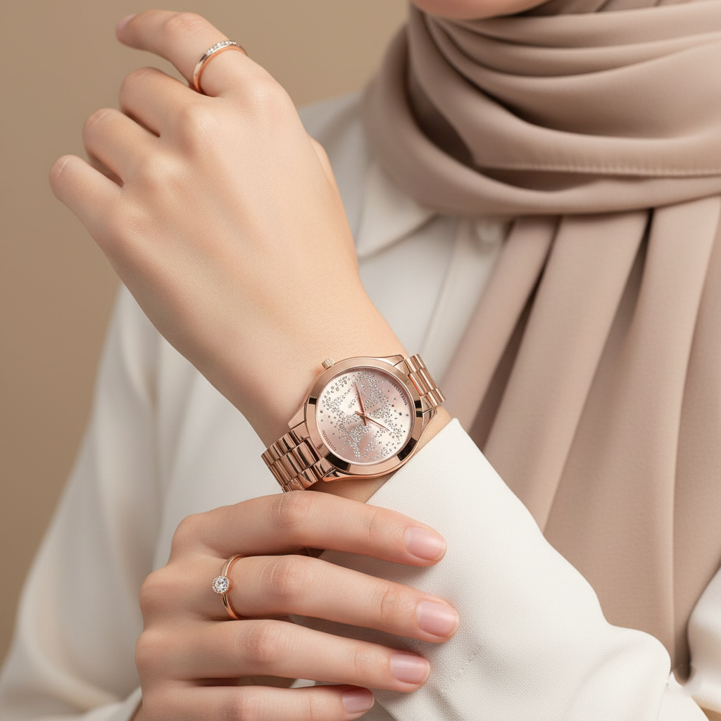 Michael Kors Slim Runway MK3591 38mm Women's Quartz Watch – Rose Gold with Rose Gold Stainless Steel Bracelet