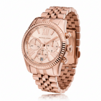 Michael Kors Lexington MK5569 38mm Women's Chronograph Watch – Rose Gold with Rose Gold Stainless Steel Bracelet