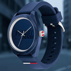 Tommy Hilfiger San Diego 1791927 44mm Men's Quartz Watch – Blue & Blue Silicone Strap