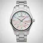 Emporio Armani Federica AR11557 32mm Women's Quartz Watch – Mother-of-Pearl & Silver-Tone Stainless Steel Bracelet