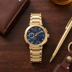 Tommy Hilfiger Signature 1792118 Men's Multi-Function Watch – Blue & Gold Stainless Steel Bracelet