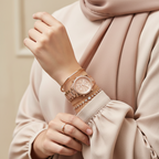 Michael Kors Ritz MK6598 37mm Women's Chronograph Watch – Sunray Rose Gold with Rose Gold Stainless Steel Bracelet
