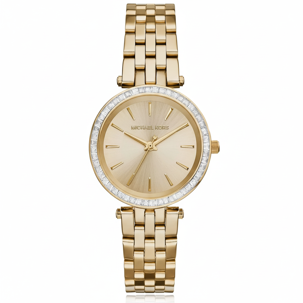 Michael Kors Darci MK3365 33mm Women's Quartz Watch – Gold with Gold Stainless Steel Bracelet