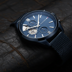 Tommy Hilfiger Shawn 1710648 46mm Men's Multi-Function Watch – Blue & Blue Silicone Strap