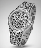 Michael Kors Lennox MK7408 37mm Women's Quartz Watch – Silver with Silver Stainless Steel Bracelet