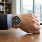 Tommy Hilfiger Signature 1710667 Men's Chronograph Watch – Black & Silver Stainless Steel Bracelet