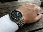 Emporio Armani Diver AR11360 Men's Chronograph Watch – Black & Black Stainless Steel Bracelet