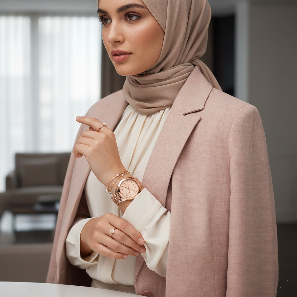 Michael Kors Runway MK3336 38mm Women's Quartz Watch – Rose Gold with Rose Gold Stainless Steel Bracelet