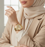 Michael Kors Bradshaw MK6555 39mm Women's Quartz Watch – Gold with Gold Stainless Steel Bracelet