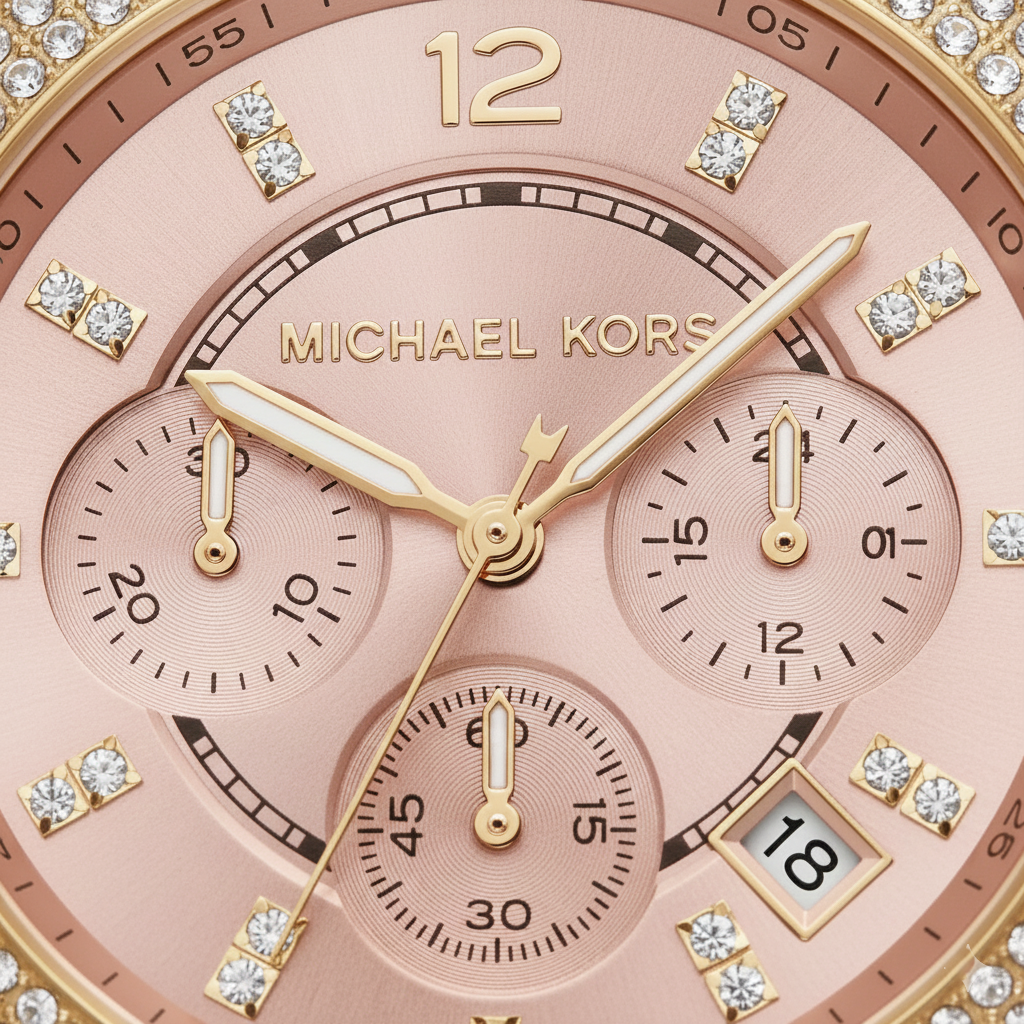 Michael Kors Parker MK6326 39mm Women's Chronograph Watch – Gold with Gold Stainless Steel Bracelet