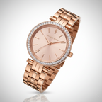 Michael Kors Darci MK3366 33mm Women's Quartz Watch – Rose Gold with Rose Gold Stainless Steel Bracelet