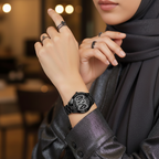 Michael Kors Runway MK3589 38mm Women's Quartz Watch – Black with Silver Stainless Steel Bracelet