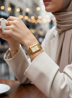 Michael Kors Signature MK4904 33mm Women's Quartz Watch – Gold with Gold Stainless Steel Bracelet