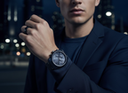 Michael Kors Lexington MK8480 45mm Men's Chronograph Watch – Blue & Silver-Tone Stainless Steel Bracelet