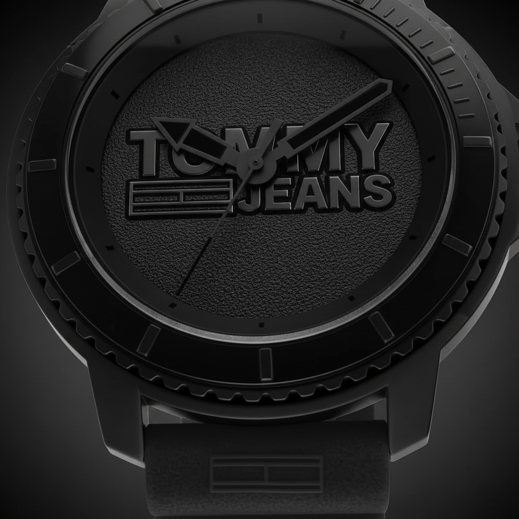 Tommy Hilfiger Tokyo 1792001 45mm Men's Quartz Watch – Black & Black Silicone Strap