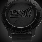 Tommy Hilfiger Tokyo 1792001 45mm Men's Quartz Watch – Black & Black Silicone Strap