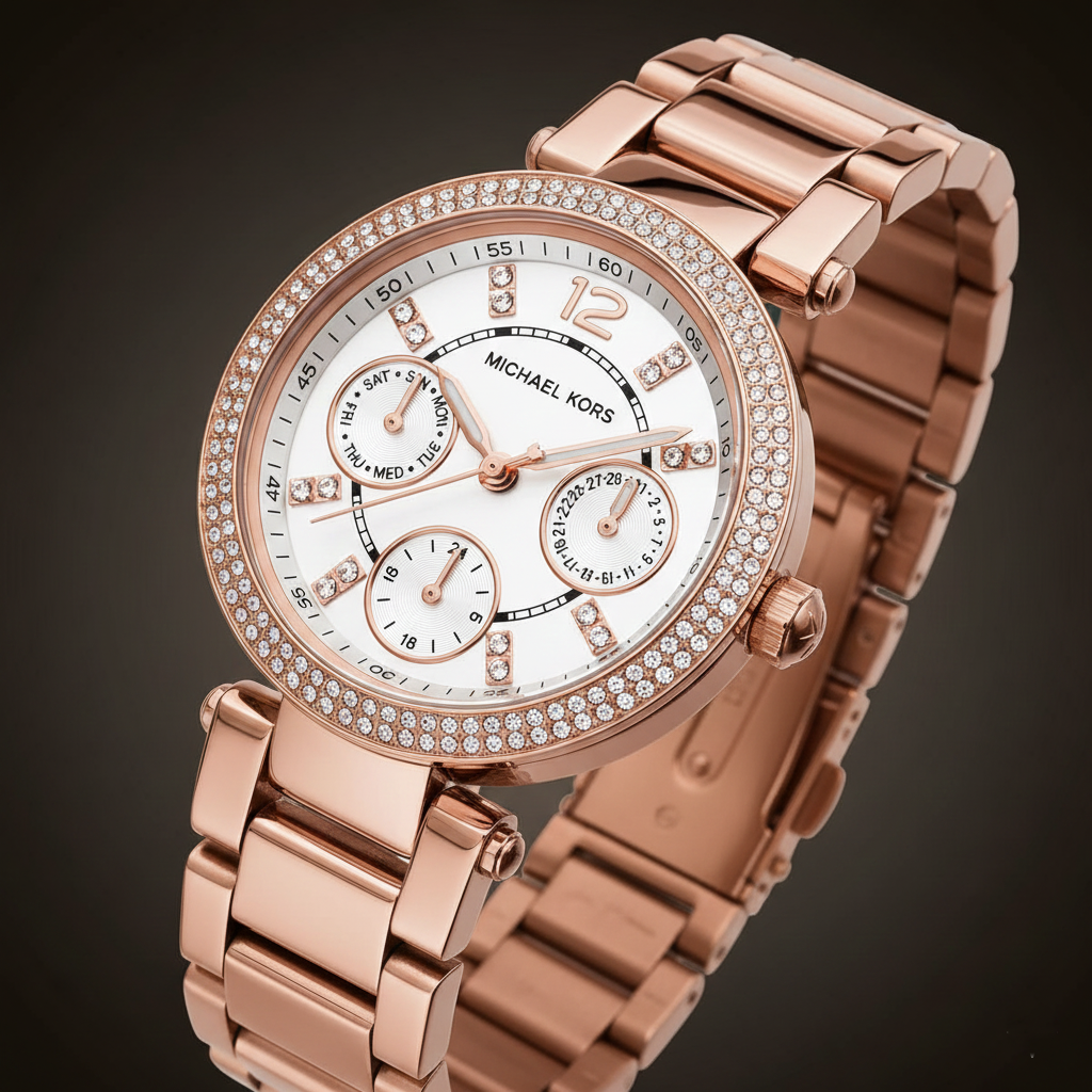 Michael Kors Parker MK5616 39mm Women's Quartz Watch – Rose Gold with Rose Gold Stainless Steel Bracelet