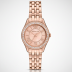 Michael Kors Harlowe MK4710 33mm Women's Quartz Watch – Rose Gold with Rose Gold Stainless Steel Bracelet