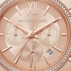 Michael Kors Sofie MK6560 38mm Women's Chronograph Watch – Rose Gold with Rose Gold Stainless Steel Bracelet