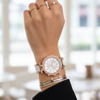 Michael Kors Parker MK5774 39mm Women's Chronograph Watch – Rose Gold with Rose Gold Stainless Steel Bracelet