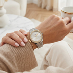 Tommy Hilfiger Signature 1782723 Women's Quartz Watch – Gold Sunray & Two-Tone Silver and Gold Stainless Steel Bracelet