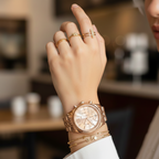 Michael Kors Lexington MK5569 38mm Women's Chronograph Watch – Rose Gold with Rose Gold Stainless Steel Bracelet