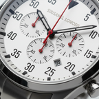 Michael Kors Gage MK8331 45mm Men's Chronograph Watch – Silver & Silver-Tone Stainless Steel Bracelet