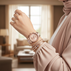 Michael Kors Sofie MK6560 38mm Women's Chronograph Watch – Rose Gold with Rose Gold Stainless Steel Bracelet