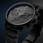 Tommy Hilfiger Sullivan 1791879 44mm Men's Multi-Function Watch – Black & Silver Stainless Steel Bracelet