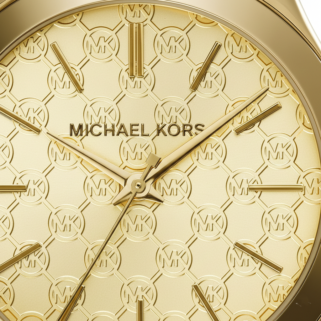 Michael Kors Runway MK3335 38mm Women's Quartz Watch – Gold with Gold Stainless Steel Bracelet