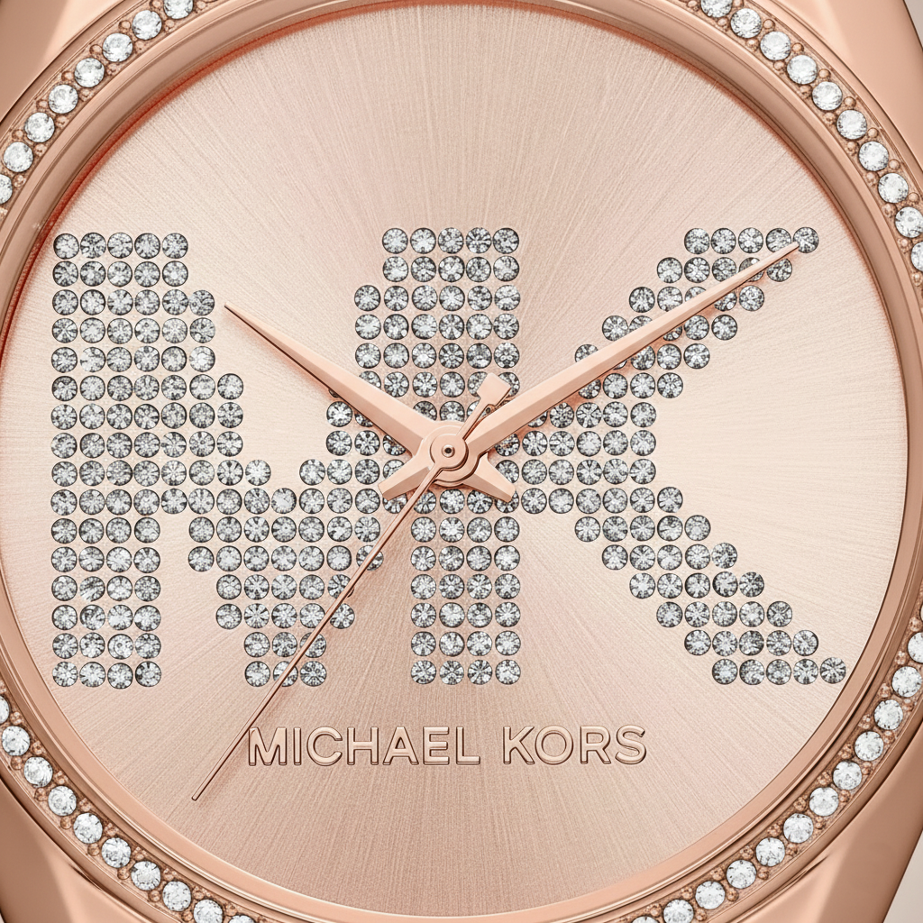 Michael Kors Bradshaw MK6556 39mm Women's Quartz Watch – Rose Gold with Rose Gold Stainless Steel Bracelet
