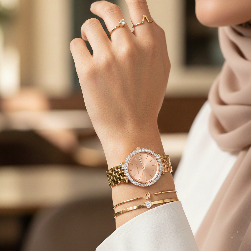 Michael Kors Darci MK4514 39mm Women's Quartz Watch – Rose Gold with Rose Gold Stainless Steel Bracelet