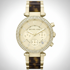 Michael Kors Parker MK5688 39mm Women's Chronograph Watch – Gold with Gold Acetate and Stainless Steel Bracelet