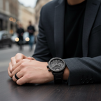 Emporio Armani Mario AR11242 43mm Men's Chronograph Watch – Black & Black Stainless Steel Bracelet