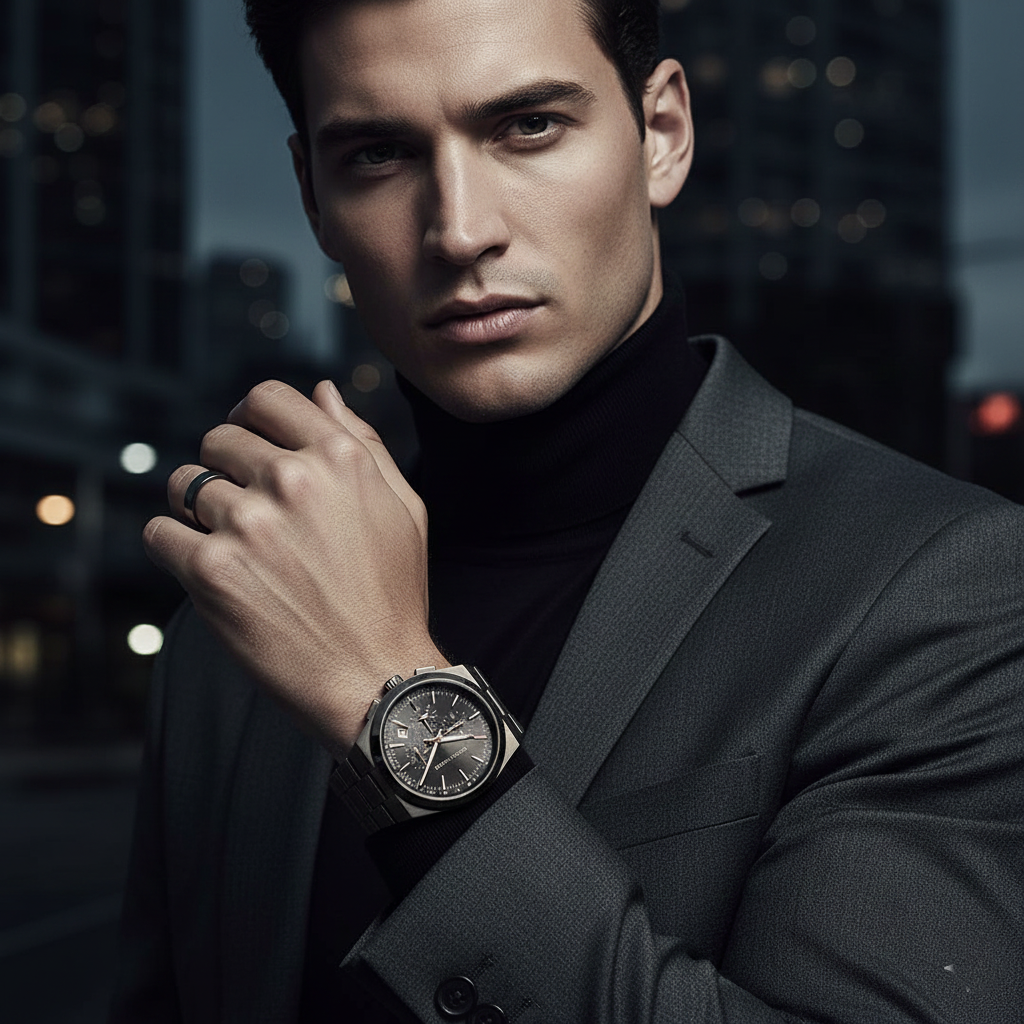 Michael Kors Channing MK8403 45mm Men's Chronograph Watch – Black & Gunmetal Stainless Steel Bracelet