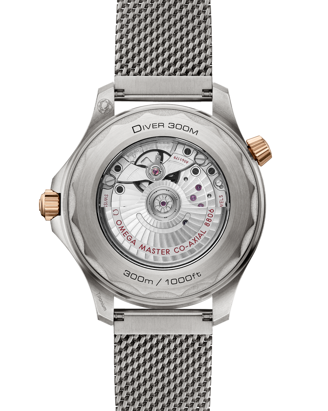 Omega Seamaster “007 Edition” Master Quality Watch – Green Dial, Green Bezel & Rose Gold-Tone Accents